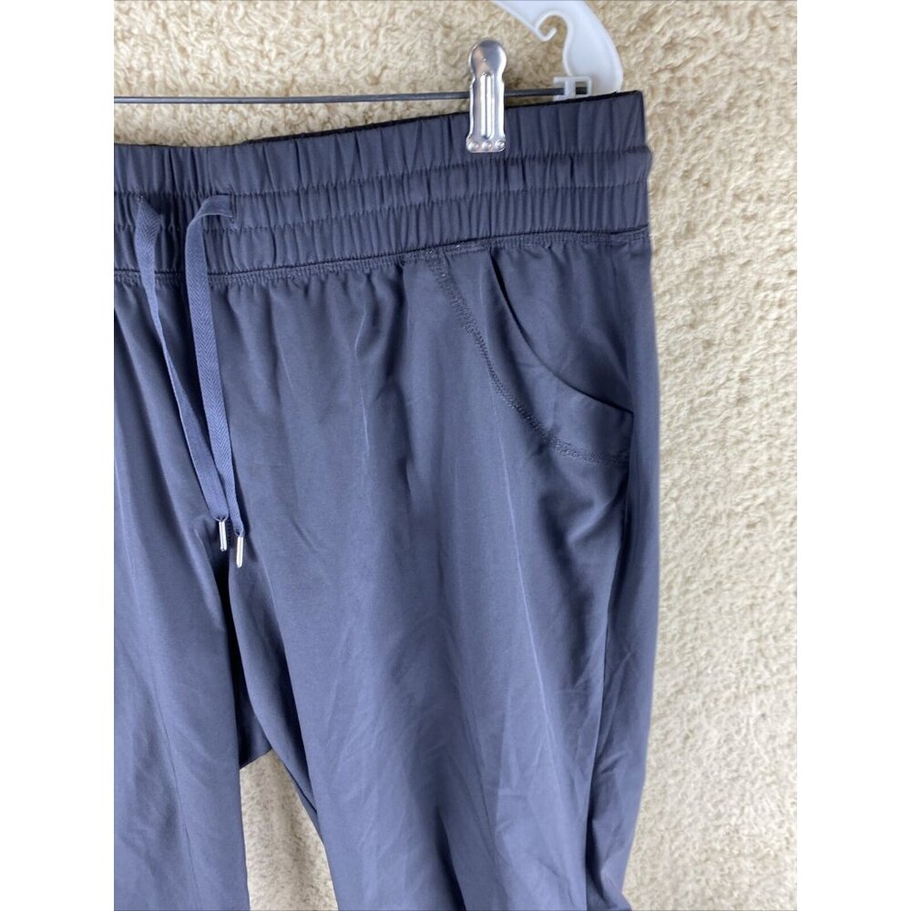 Ideology Womens Sz 38in Waist Gray Drawstring Waist Ruched Legs Capri Pants - Picture 4 of 9